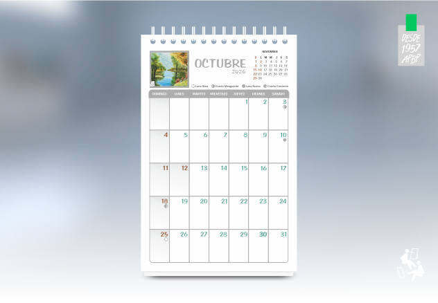 OCTUBRE RETIRO CALENDARIO INSTITUCIONAL 2026